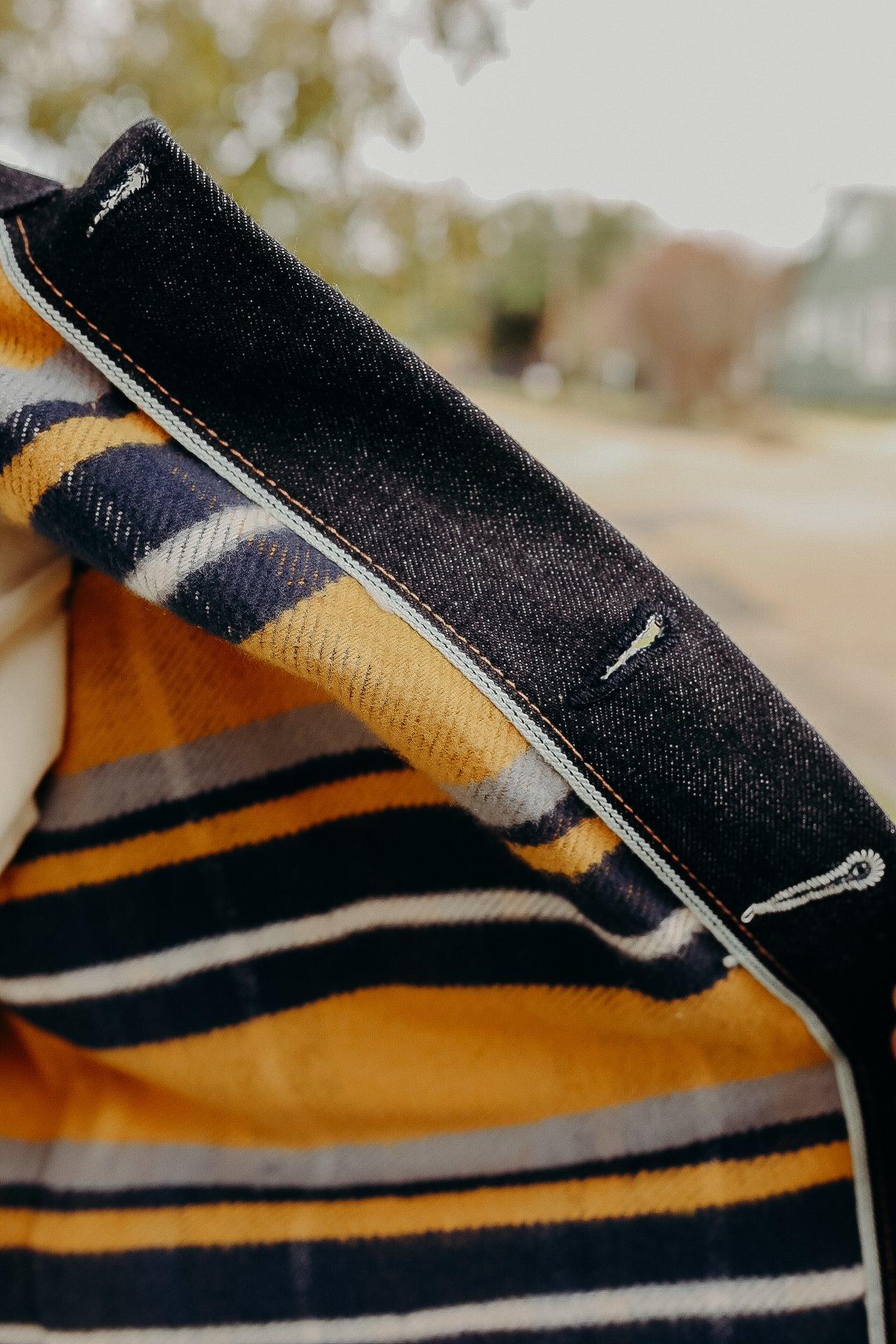 LINED SUPPLY JACKET- 15OZ INDIGO