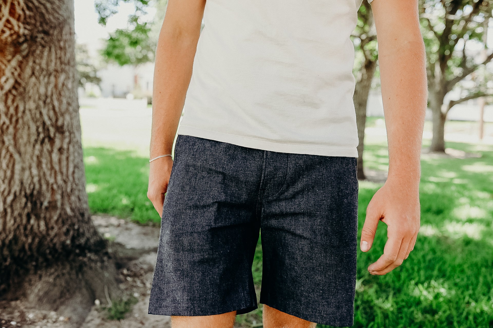 Infantry Shorts-Indigo Selvedge