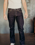 14oz Selvedge Denim Straight Cut Jeans - Indigo IH-634S-142