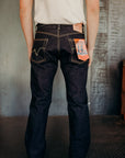 14oz Selvedge Denim Straight Cut Jeans - Indigo IH-634S-142