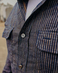 Work Shirt- 7.2oz Indigo Stripe (SC29385)