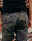 Fatigue Shorts-Tiger Camo Green