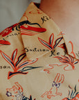 1950s Original Aloha Shirt - tan (5692)