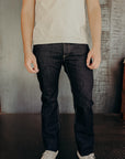 14oz Selvedge Denim Slim Straight Cut Jeans - Indigo IH-666S-142