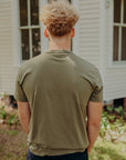 Pima NO Pocket T⁠-⁠Shirt- Military Green