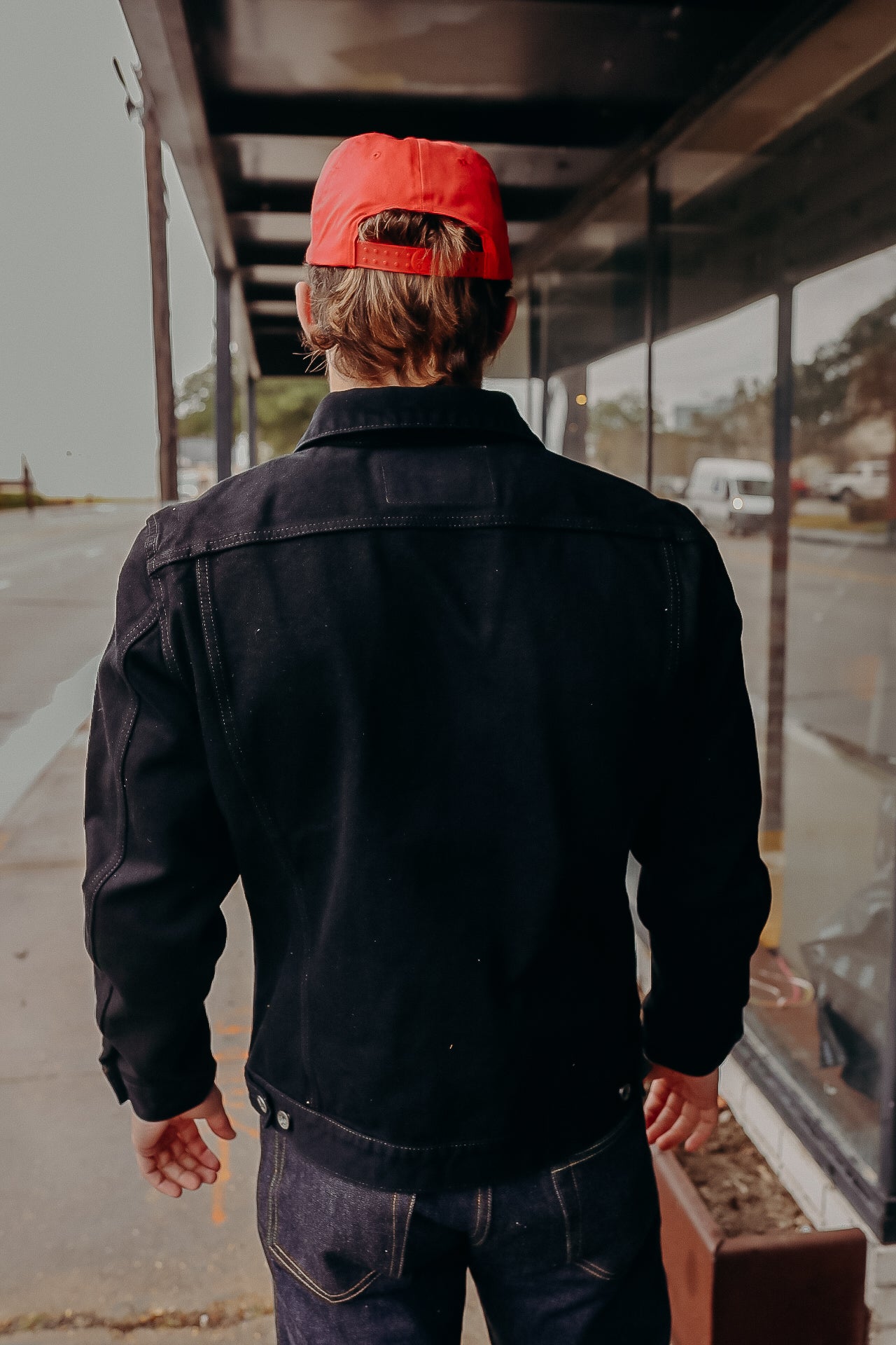 14oz Selvedge Denim Modified Type III Jacket - Indigo Overdyed Black IH-526J-142OD