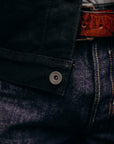 21oz Selvedge Denim Modified Type III Jacket - Superblack (Fades To Grey) IH-526J-SBG