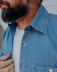 Utility Shirt-Indigo Chambray