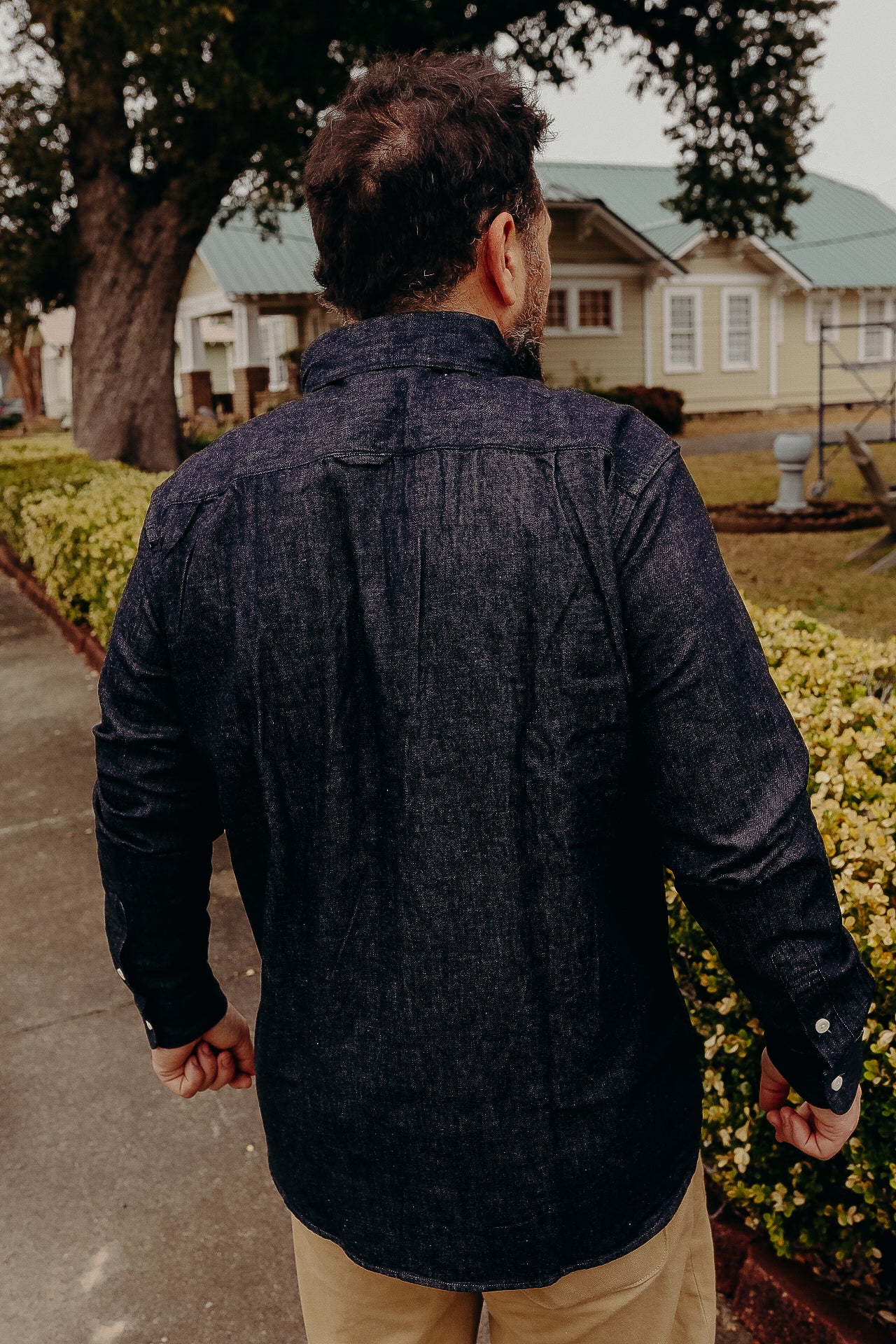 6oz Denim Button Down Shirt 502555