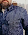 100 % Linen Denim Shirt  502511