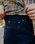 Heavy Duck Cloth Regular Straight Chino- Double Indigo (1176-ID)