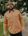 Alamo Cotton Twill Shirt- Brown Sugar