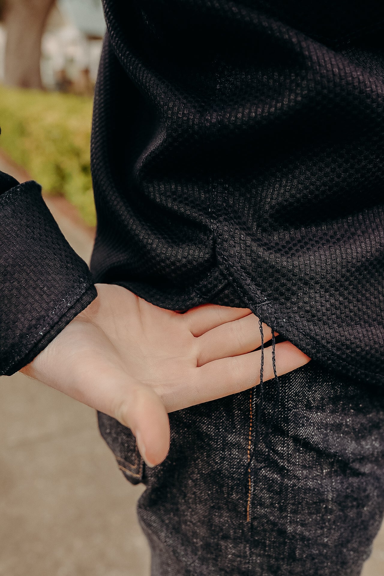 Western Overshirt- Indigo Sashiko