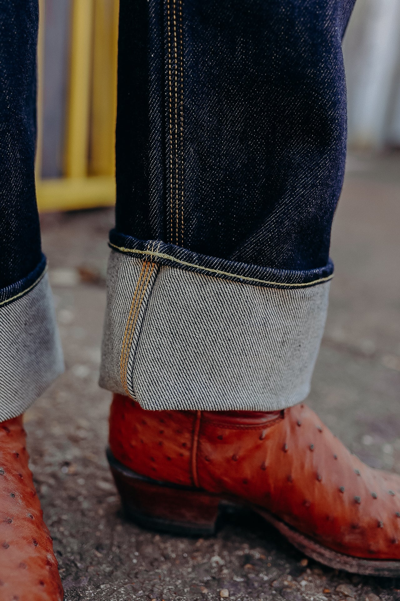 21oz Selvedge Denim Double Knee Engineer Pants - Indigo IH-822-IND