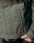 Cruiser Jacket Dry Wax Canvas- Olive