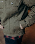 Cruiser Jacket Dry Wax Canvas- Olive