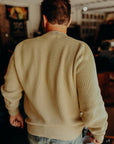 Cotton Crewneck Sweater- Sand