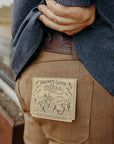 Wilkes Western- 15oz Brown Denim