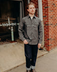 Long Sleeve Work Shirt- Black Chambray (SC29159)