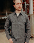 Long Sleeve Work Shirt- Black Chambray (SC29159)