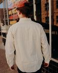 Long Sleeve Work Shirt- White Chambray (SC27851)