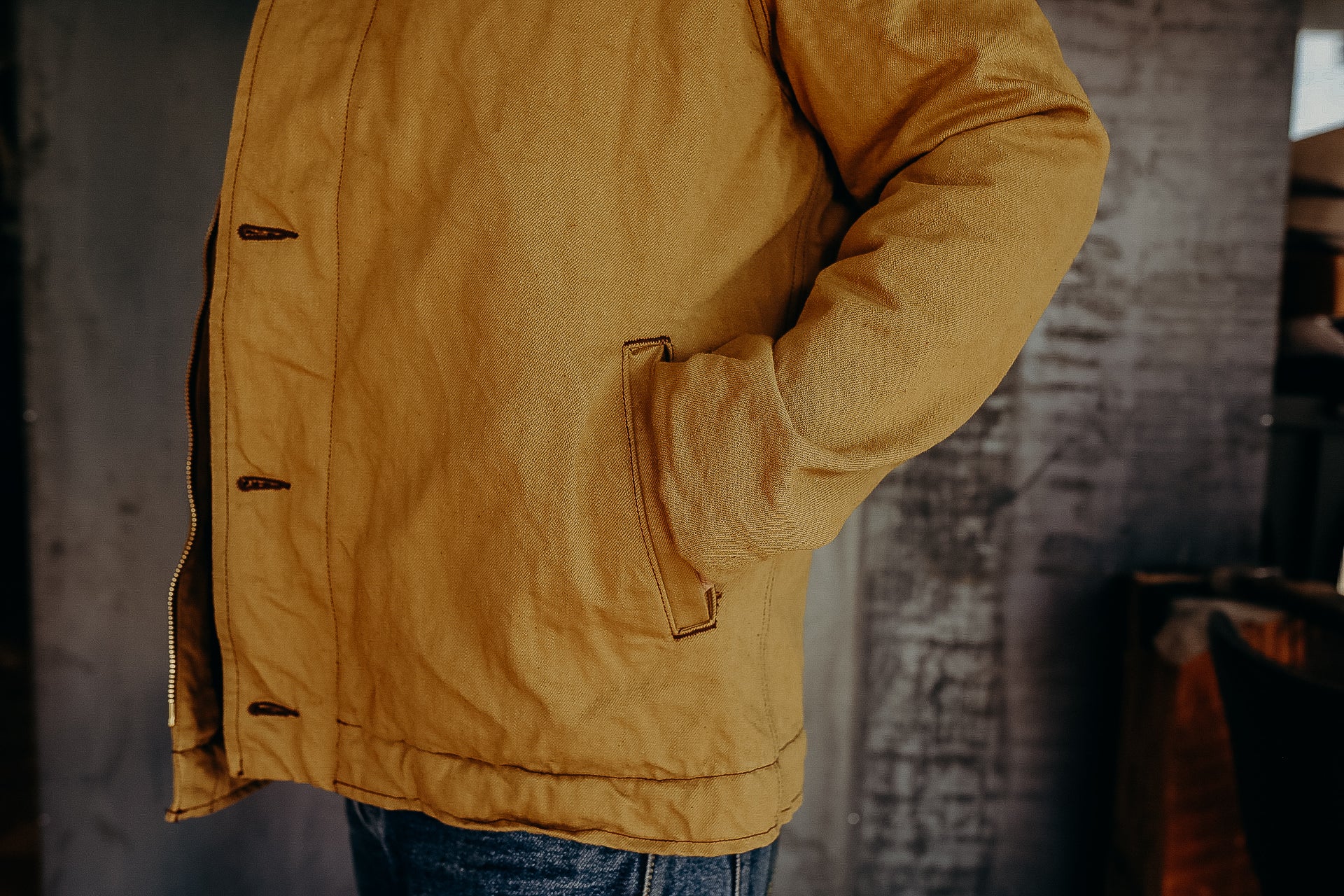 Deck Jacket in Camel