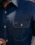 Long Sleeve Work Shirt- Blue Denim (SC27852)