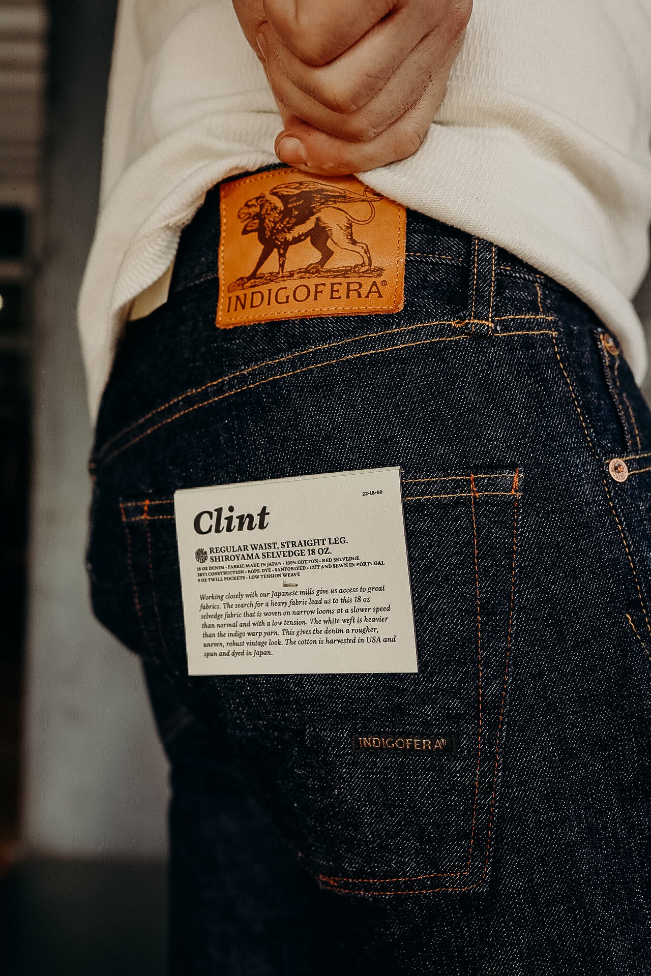 Clint Jeans- Shiroyama Rinse – Iron Shop Provisions