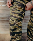 10oz Sateen Camouflage Cargo Pants - Tiger Stripe IH-737-TSC