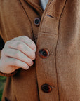 Shawl Sweater Coat - Dark Tan