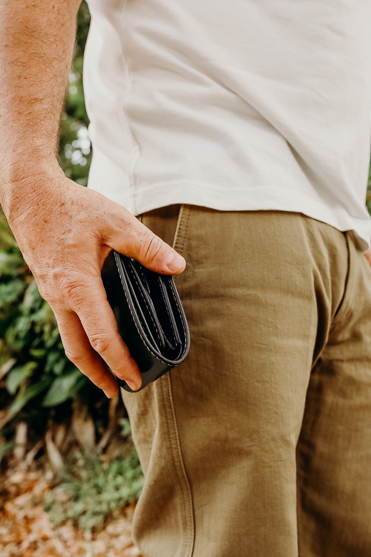 Small Shell Cordovan Wallet - Green