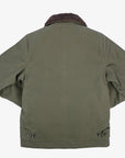 Oiled Whipcord N1 Deck Jacket - Army Green