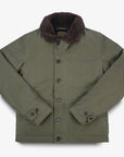 Oiled Whipcord N1 Deck Jacket - Army Green