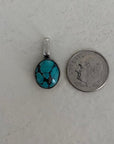 Classic Turquoise Oval Charm