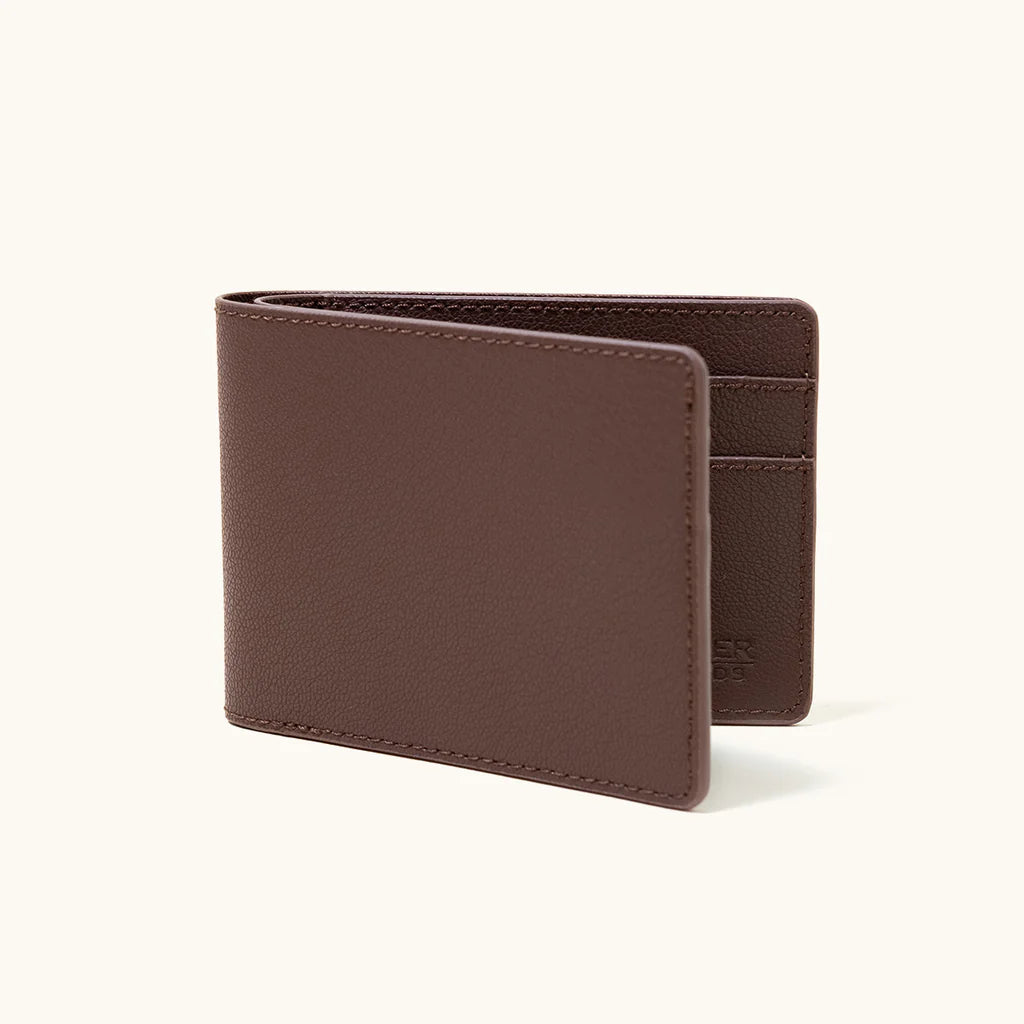 Recycled Leather Utility Bifold - Cognac – Iron Shop Provisions