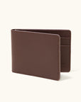 Recycled Leather Utility Bifold - Cognac