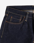 21/23oz Ultra Heavy Raw Selvedge Denim Medium/High Rise Tapered Cut Jeans - Indigo IH-888S-UHR