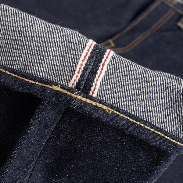 21/23oz Ultra Heavy Raw Selvedge Denim Medium/High Rise Tapered Cut Jeans - Indigo IH-888S-UHR