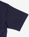 6.5oz Loopwheel Crew Neck T-Shirt With Longer Body - Navy IHT-1610L-NAV