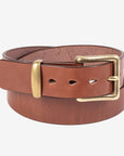 Heavy Duty "Tochigi" Leather Belt - Brown