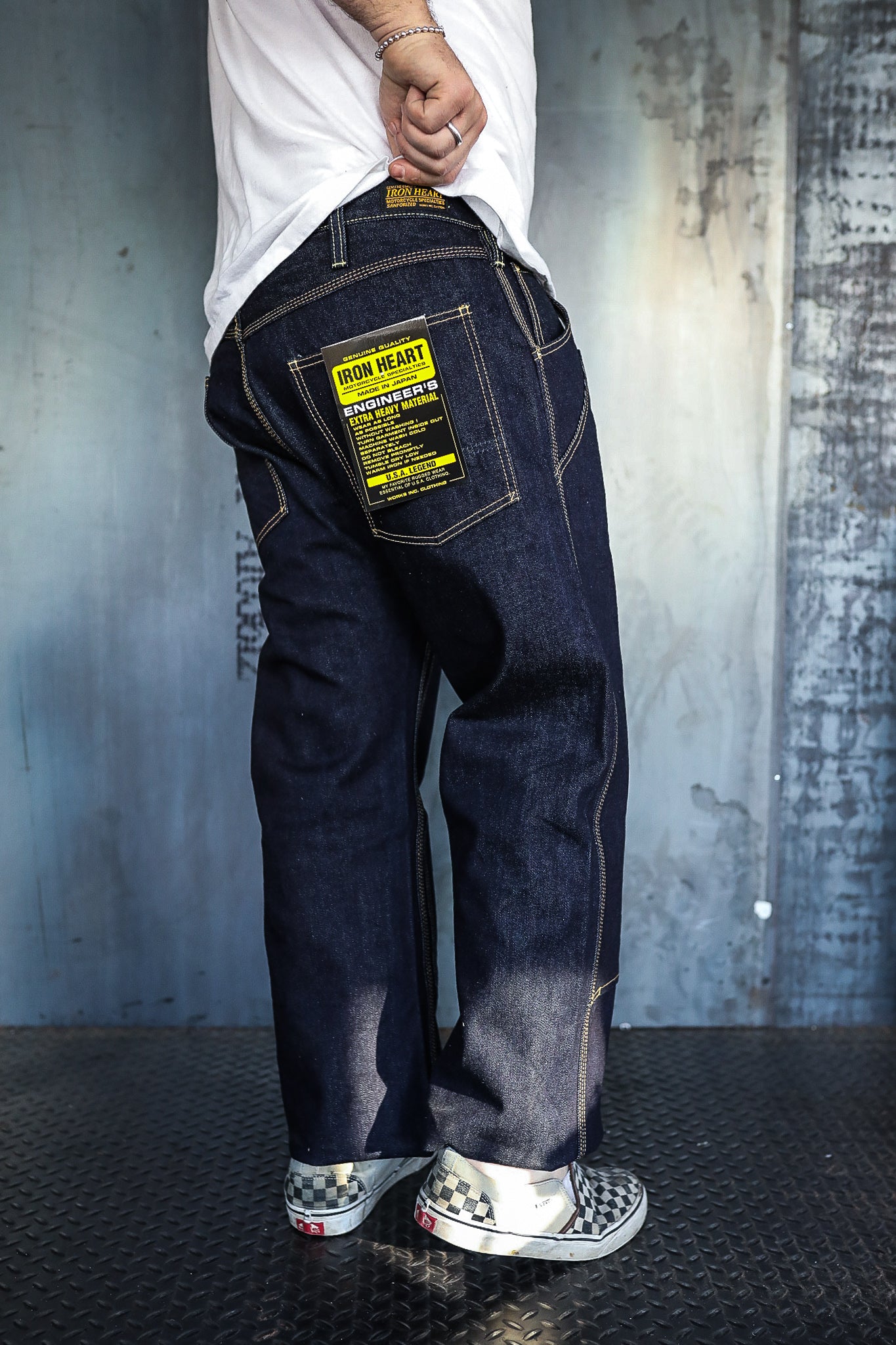 14oz Selvedge Double Knee Work Pants - Indigo