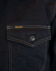 14oz Selvedge Denim Western Shirt - Indigo/Black IHSH-295-IB