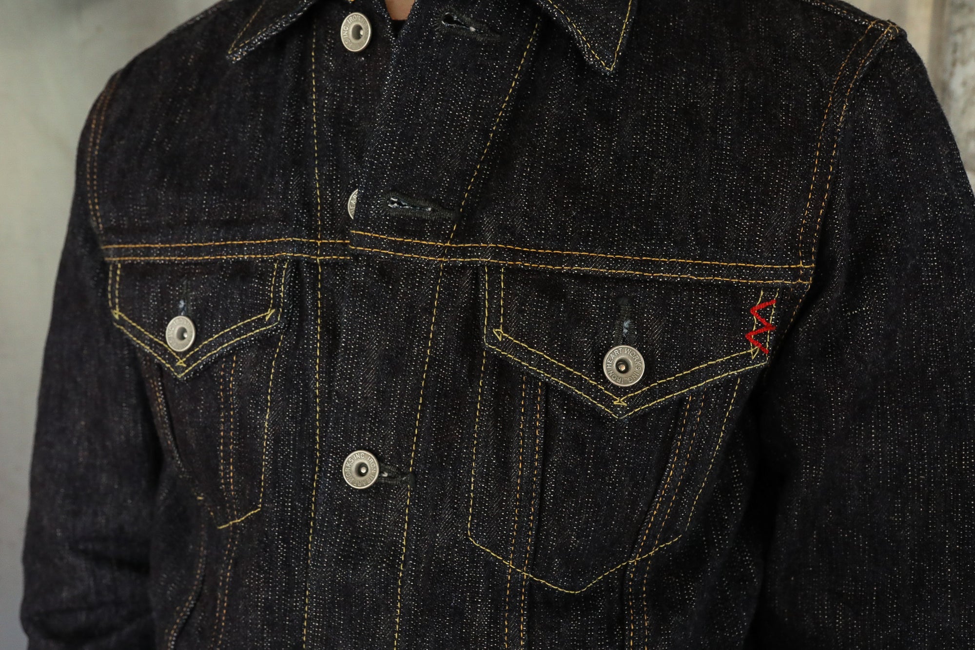 16oz Slubby Selvedge Denim Type III Jacket - IndigoIH-526J-SLB