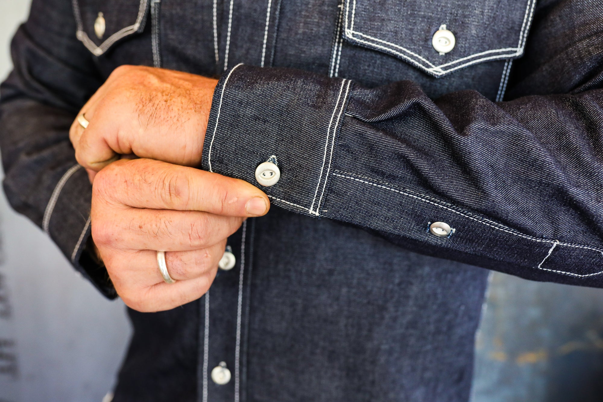 SCOUT DENIM SHIRT - Indigo