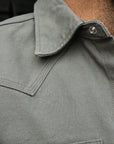 13oz Military Serge Western Shirt - Grey IHSH-235-GRY