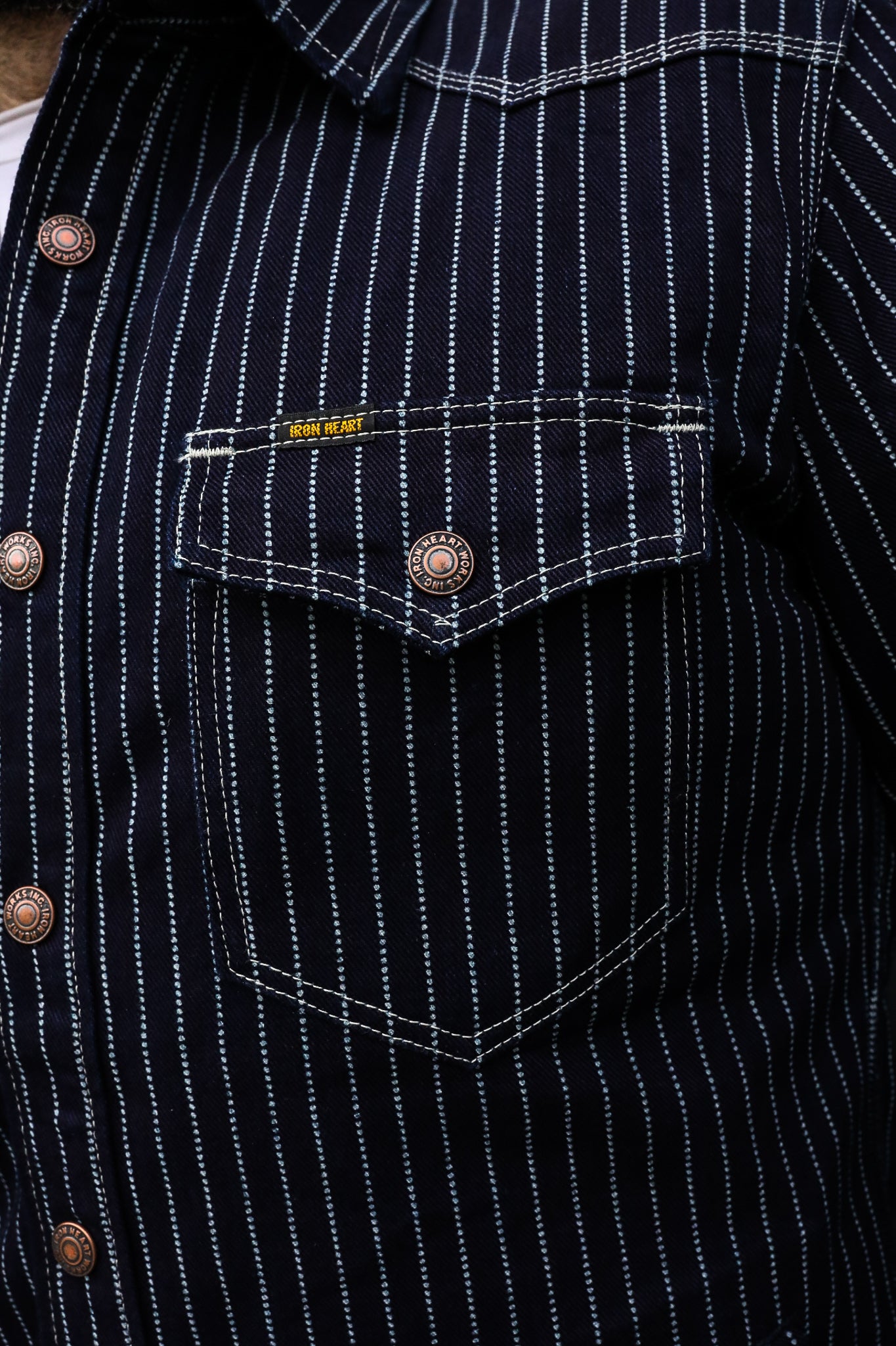 12oz Wabash CPO Shirt - Indigo IHSH-227-IND