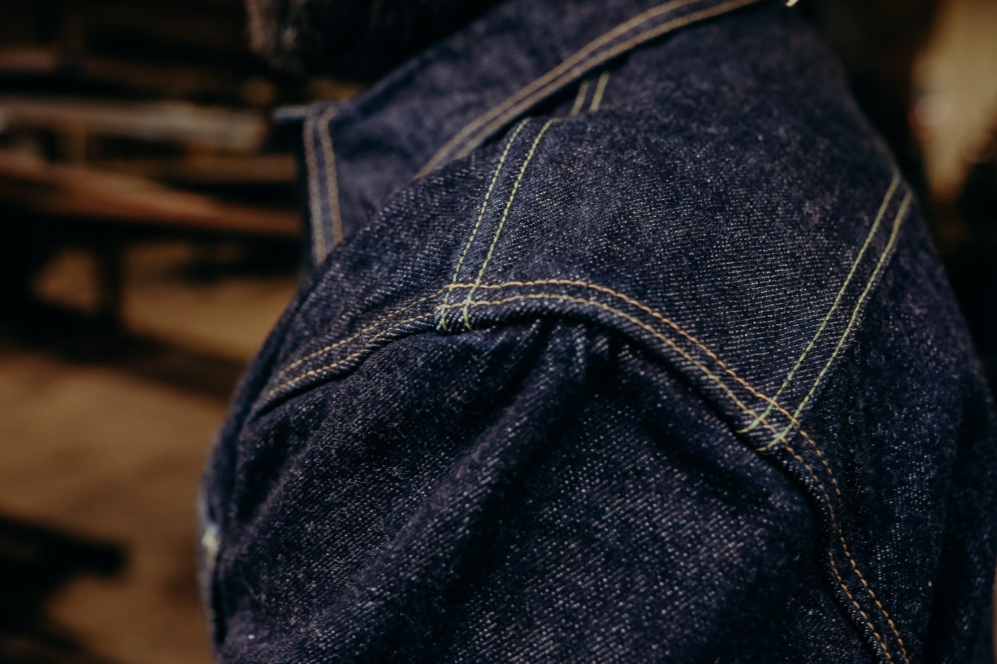 14OZ. SELVEDGE DENIM WORK SHIRT (D5335S)