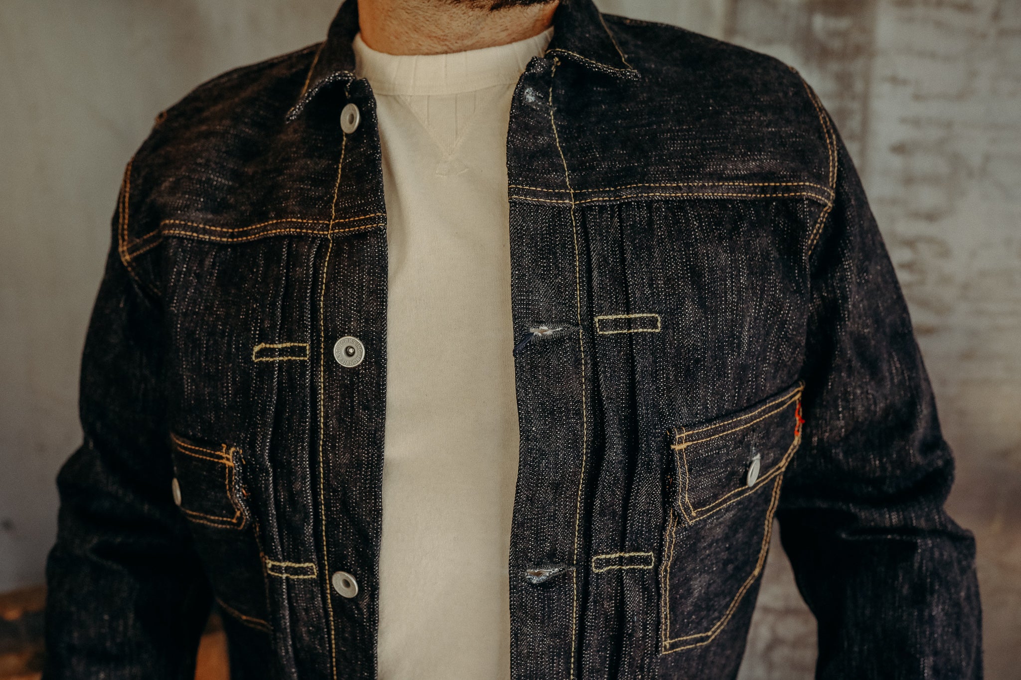 16oz Slubby Selvedge Denim Type II Jacket - Indigo