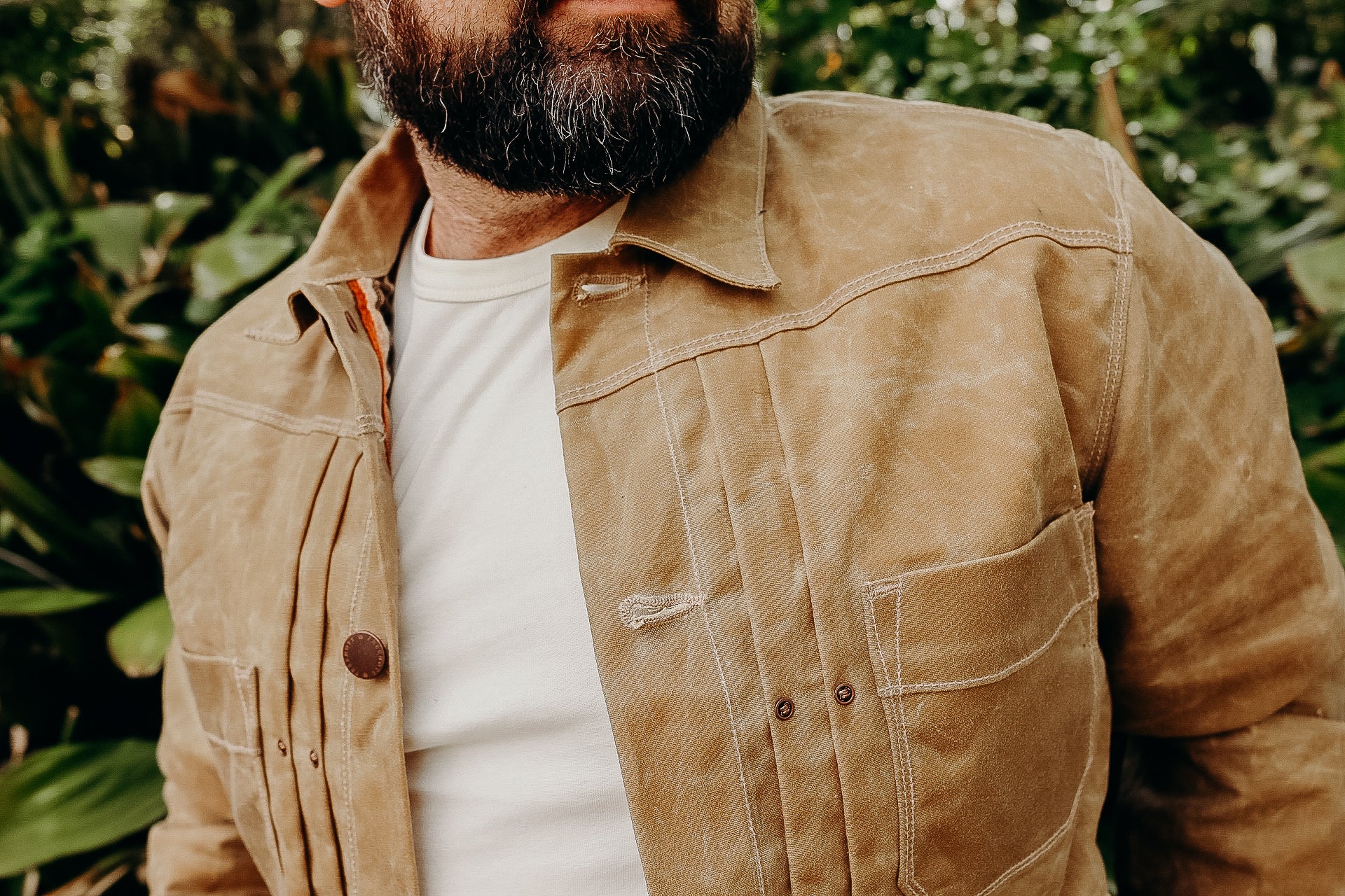 Riders Jacket Waxed Canvas in Tumbleweed RJ-1 – Iron Shop Provisions