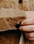 Riders Jacket Waxed Canvas in Tumbleweed RJ-1